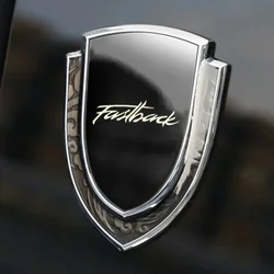 Car stickers 3D metal accsesories car accessory for fiat fastback