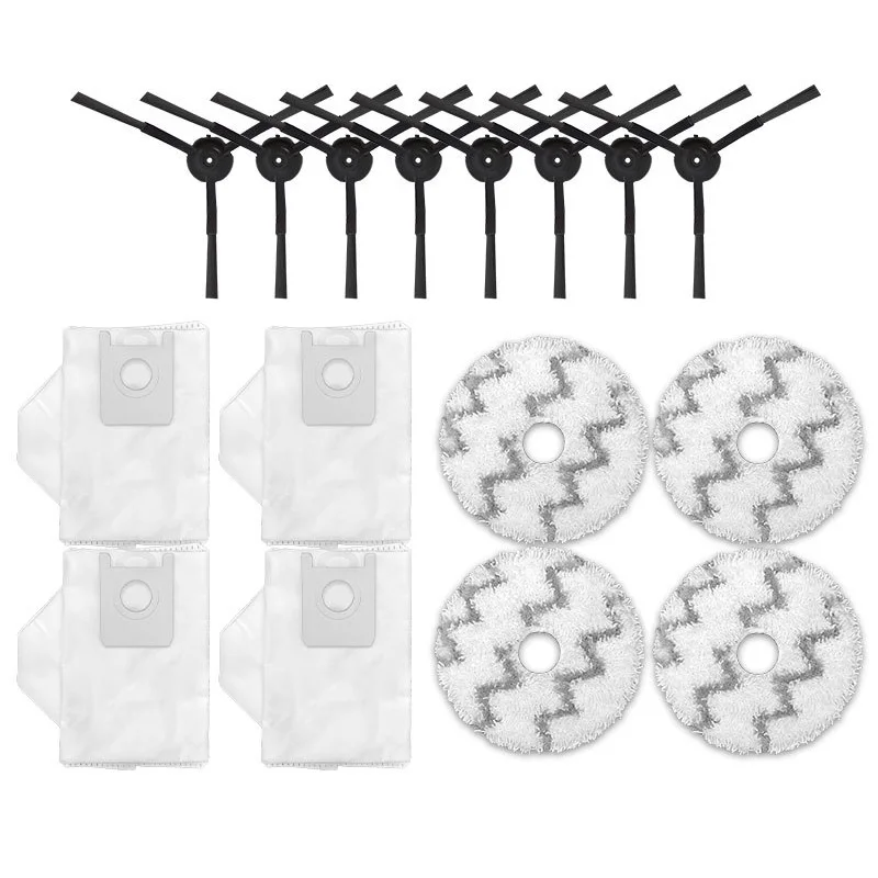 Chính Mới Bàn Chải Bộ Lọc Hepa Bàn Chải Cạnh Bên Cây Lau Nhà Vải Cho Roidmi EVA Robot Hút Bụi Thay Thế Linh Kiện