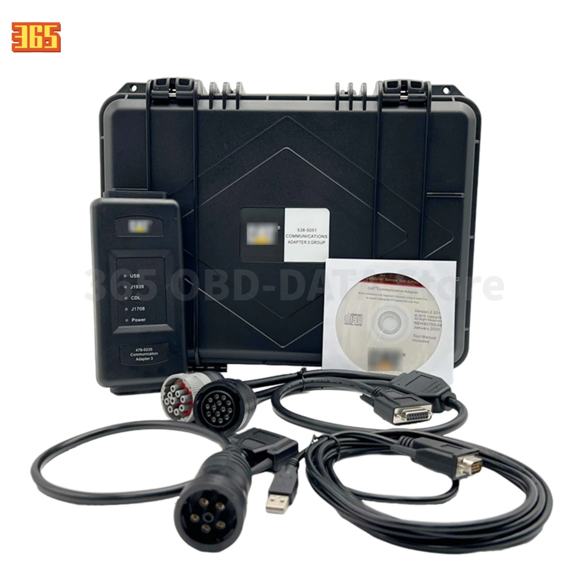 478-0235 538-5051 for CAT ET4 communication adapter 3 2019C caterpillar adapter 3 Heavy duty truck Diagnostic tool cat et4