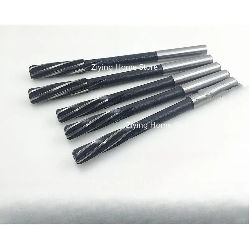 Suitable for High-speed Steel Spiral Reamer Straight Shank Machine, White Steel Reamer High-precision H7