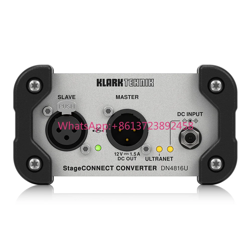 Klark Teknik DN4816U StageCONNECT DI Box, Sistema de Sonido, Equipo Musical, Interfaz de Audio USB, Puente para Mezclador Digital Behringer WING