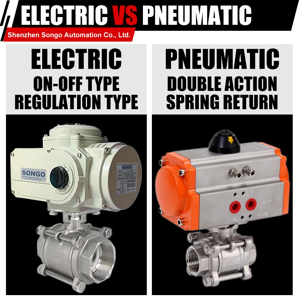 On/Off Type DN80 3 inch 2 way 24v 3 PCS CF8M - internal thread stainless steel -electronic two way valve for water