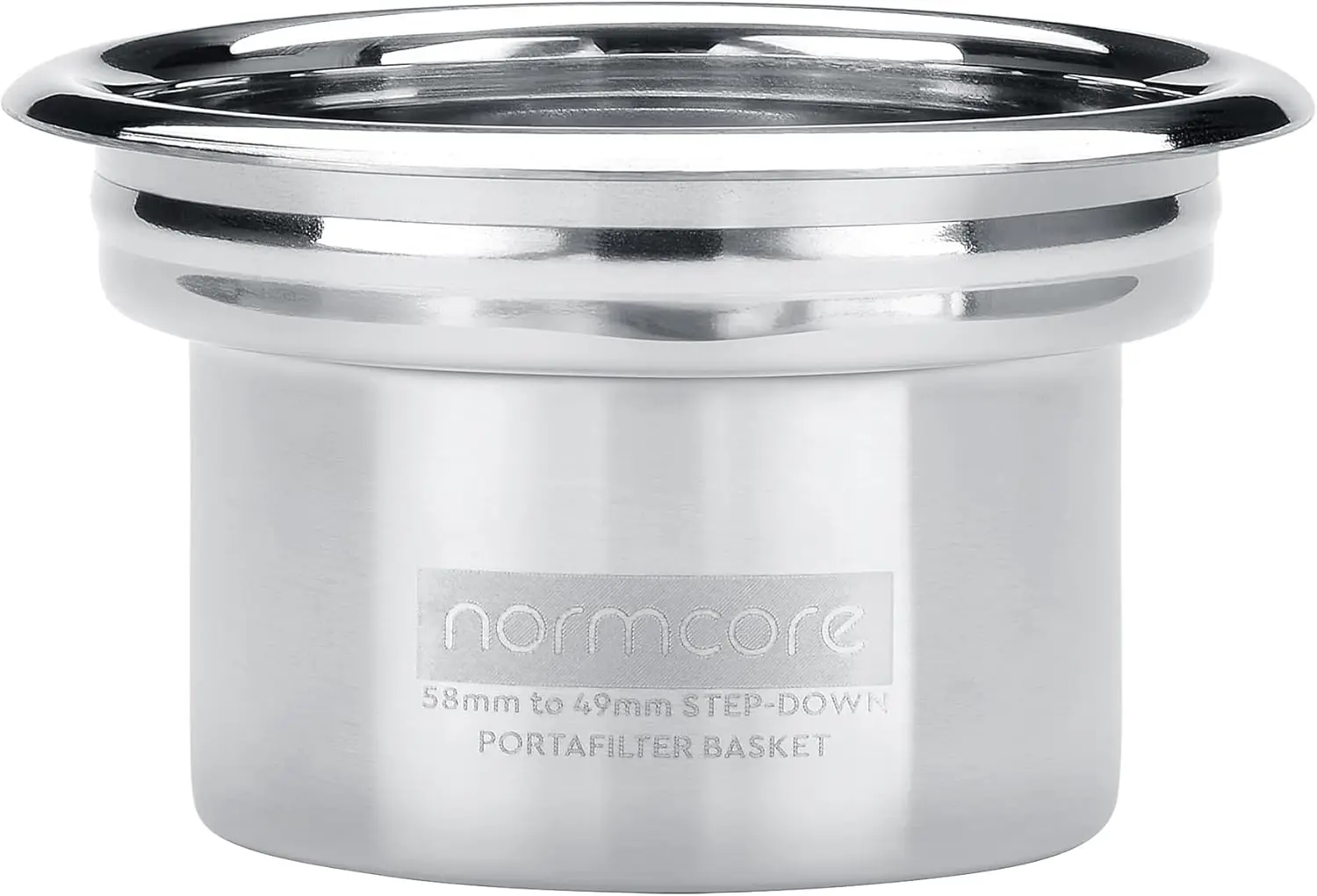 

58mm to 49mm Step-Down Portafilter Kit – Tapered, 0.28mm Holes, Fits 58mm Bottomless – Includes Dosing Funnel, Puck Screen, 200