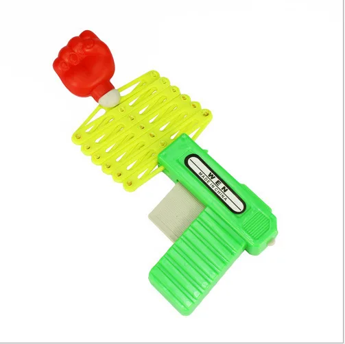 Retractable Fist Shooter Trick Toy Gun Funny Child Kids plastic Party Festival Gift For fun Classic Elastic Telescopic Fist