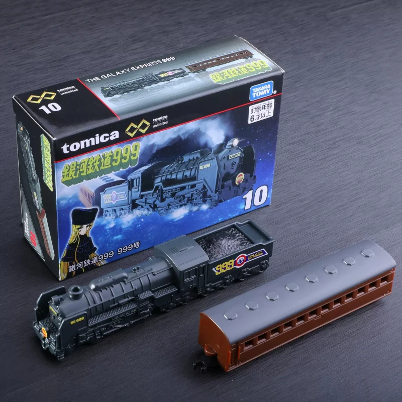 TAKARA TOMY Tomica Premium Unlimited TP10 Galaxy Express 999, juguete de tren de aleación, vehículo de Motor, modelo de Metal fundido a presión, regalo para niños