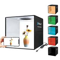 Puluz 30cm/40cm Foldable Photo Studio Light Box,Photography Lightbox 6/12 Colors Backdrop,Photo Softbox Kits For Studio Shooting