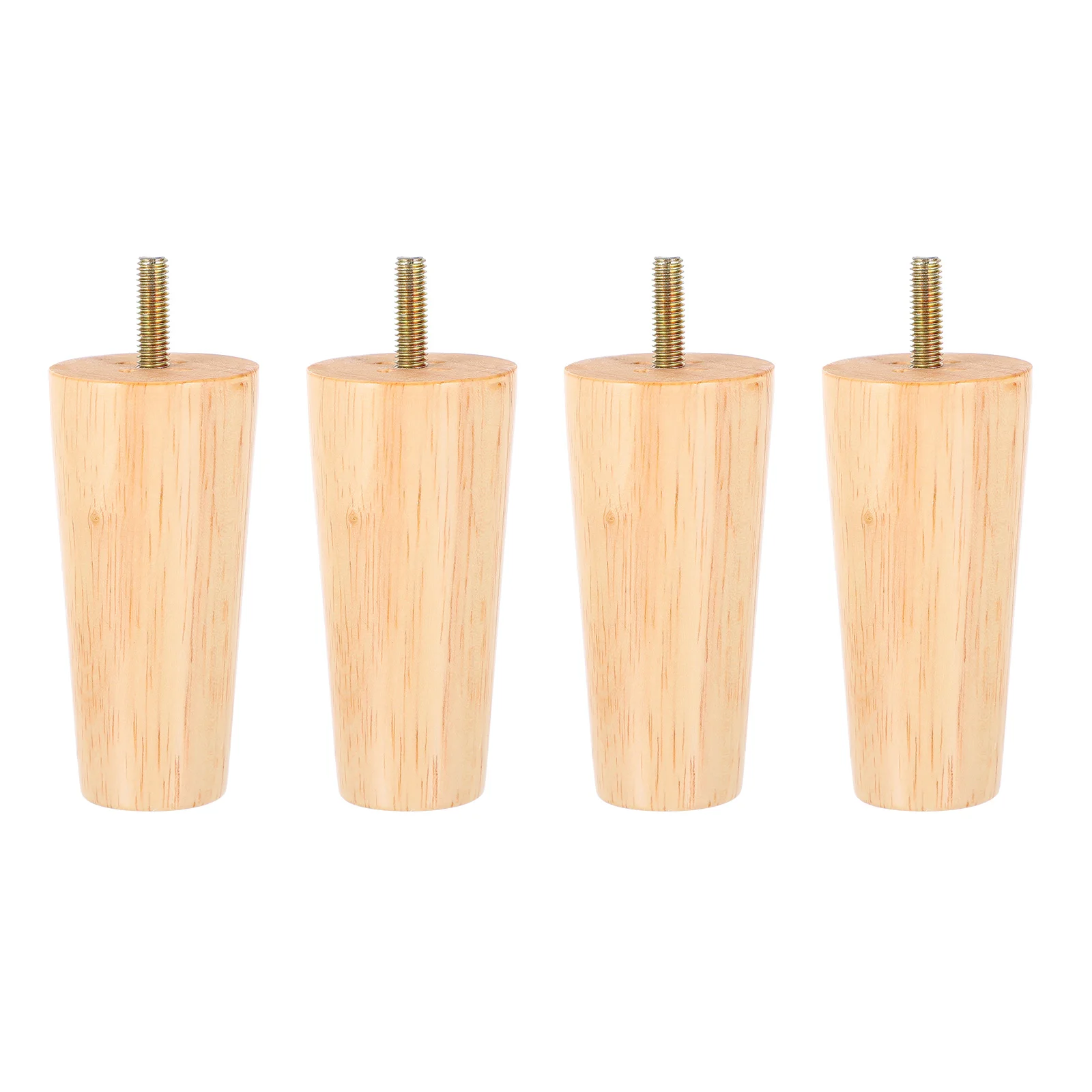 

4Pcs Solid Wood Furniture Legs Elegant Tapered Furniture Feet Sofa Legs Replacement Wooden Supports