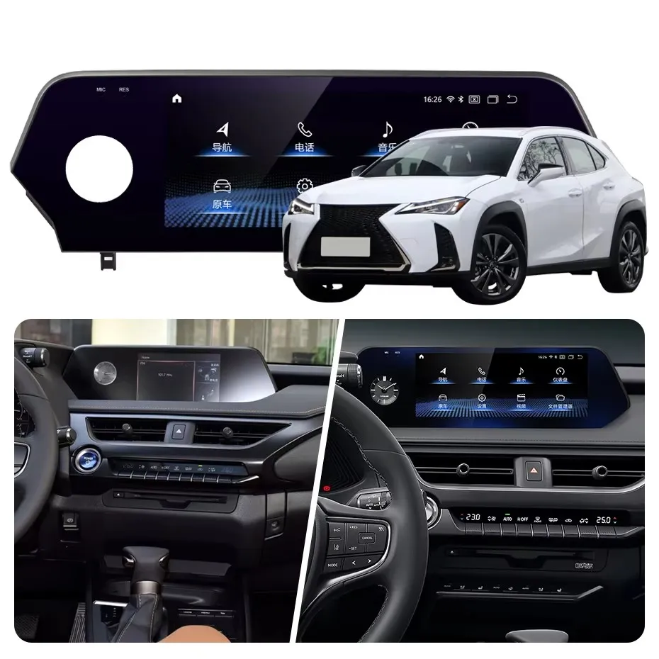 Android 13 Autoradio Carplay Screen For Lexus UX 200 2019-2020 Multimedia Player Qualcomm Car Smart Radio Navi