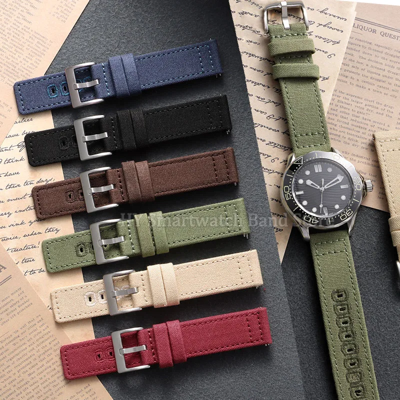 Braided Canvas Watc… - image