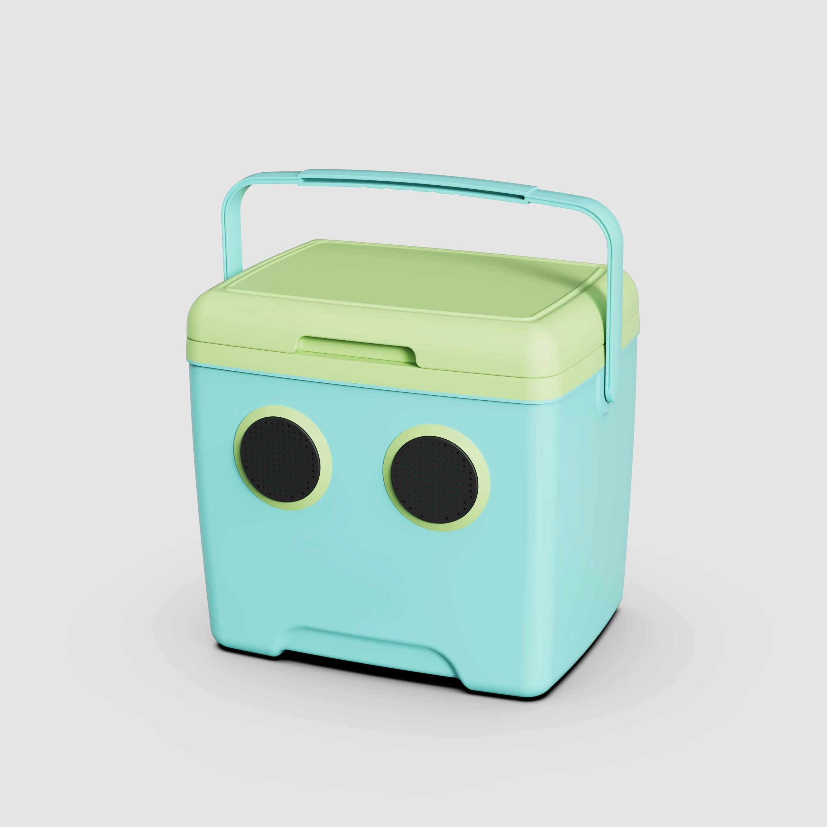 Electric Cooler Box with Speaker Music Ice Boxes Outdoor Camping Picnic Equipment 12QT Use