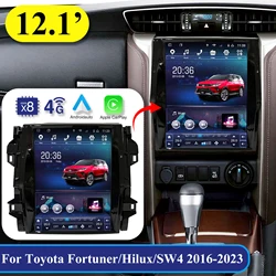 Pantalla Android Para Sw4 Multimedia Radio Tipo Tesla Toyota Fortuner 2019 Hilux 2022 Screen Car Stereo 12.1 inch 2016 2017 2025