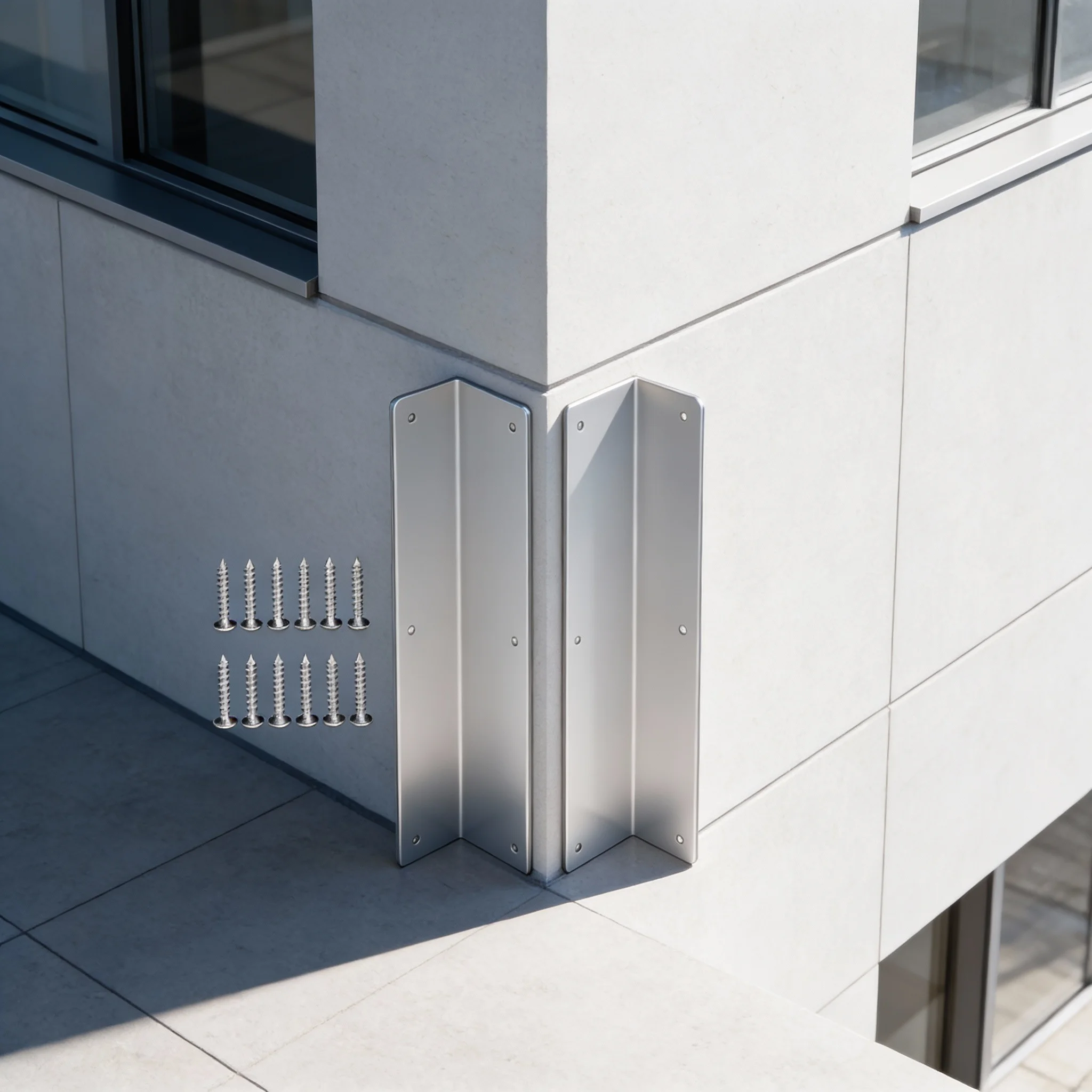 

Угловое защитное устройство для виниловых сайдинга, алюминия, нержавеющая сталь, наружная стена, угловая декоративная полоса, защита кромок