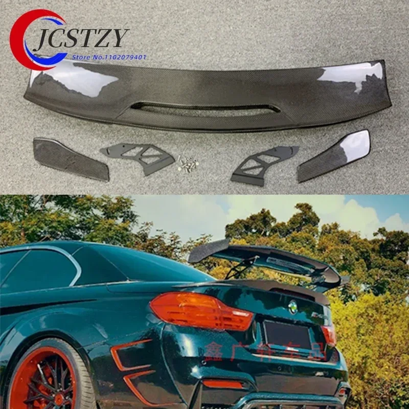 JCSTZY F80 F82 F87 M2 M3 M4 M MAD Style Carbon Fiber Rear Spoiler For Car Bmw M2 M3 M4 Car Styling