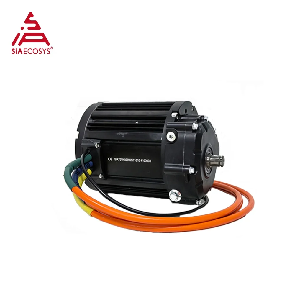 QS MOTOR 138 4000W V3 7500W Max Continuous 72V Mid Drive Motor With New Display And ND72680 Controller For Motorcycle Kits