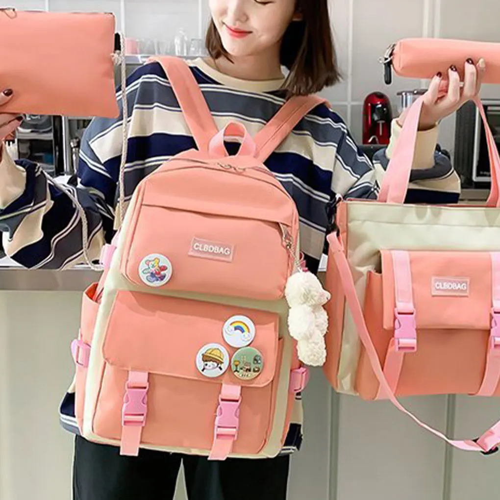 Anti-seismic School Bags For Student High-capacity Waterproof Load-reducing Breathable Backpacks