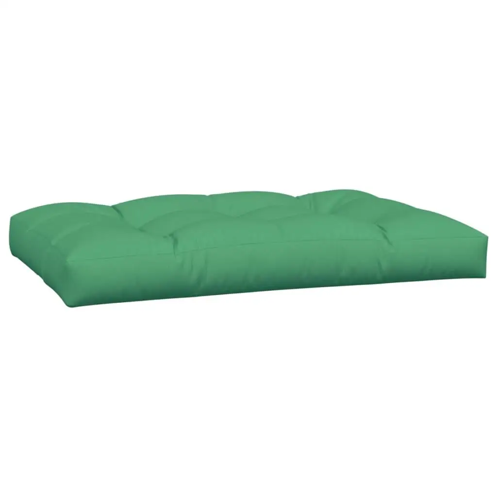 3-Piece Green Fabric Pallet Cushion Set for Outdoor Comfort