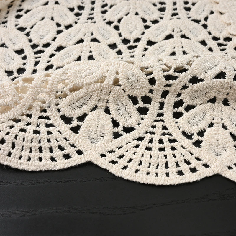 Dames gehaakt vest met open voorkant Boho chic borduurwerk kant lichtgewicht opengewerkte trui vest top zomervakantie strandoutfit