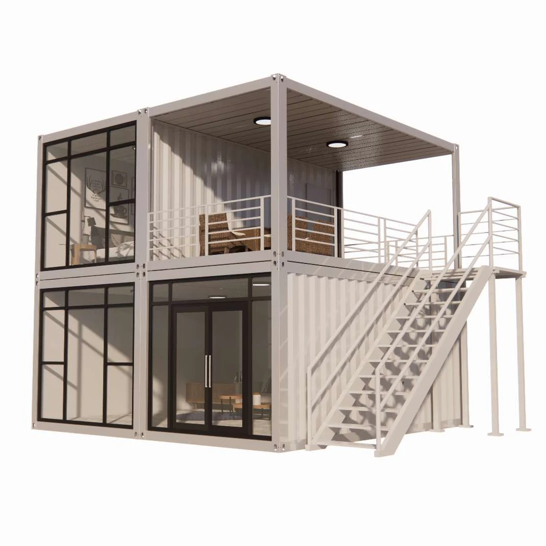 Low cost flat pack container office temporary house modular resort construction skyacross office container