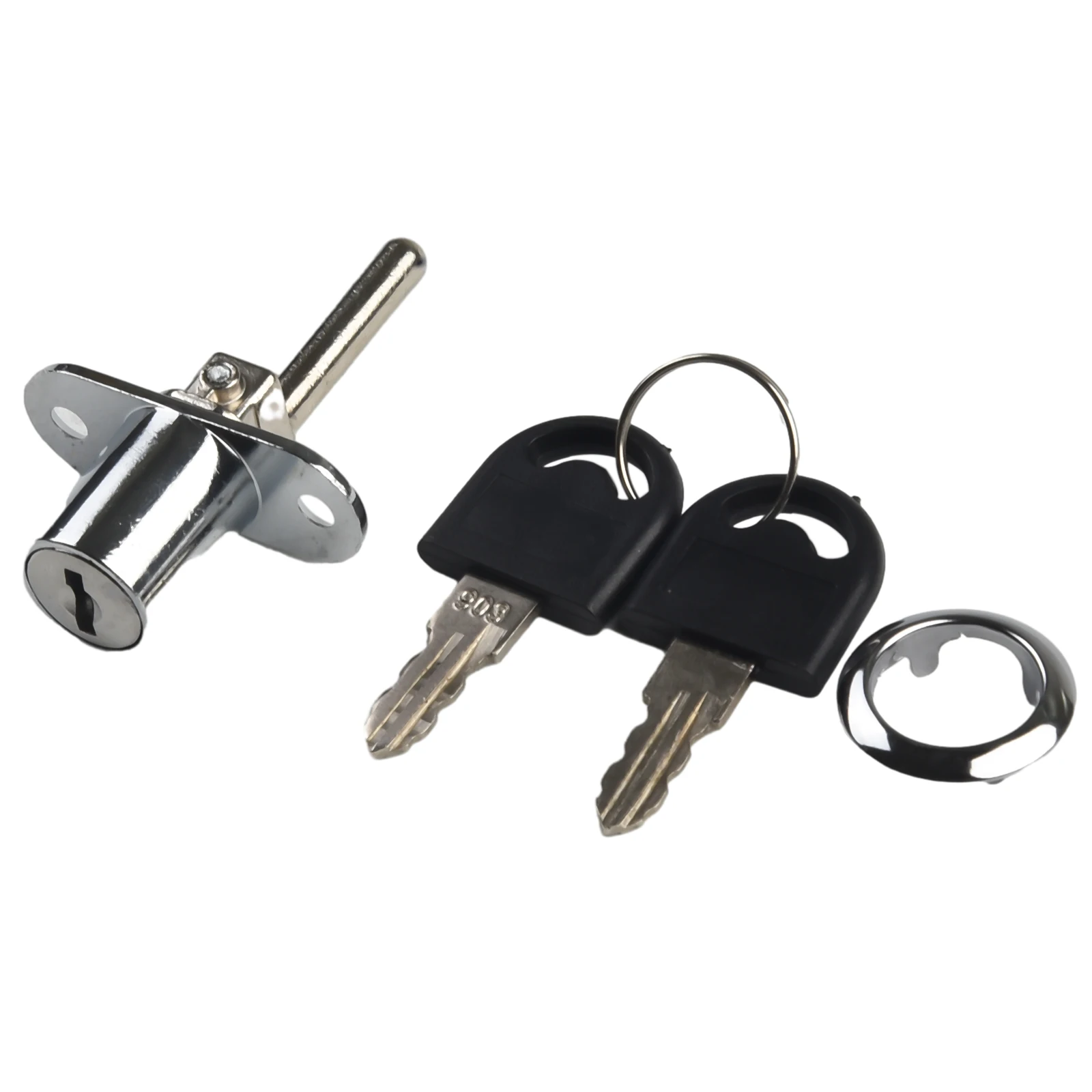 For Cabinet Bookcase Triple Interlock Drawer Lock Zinc Alloy With 2 Keys 100% Original High Quality Home Hardware