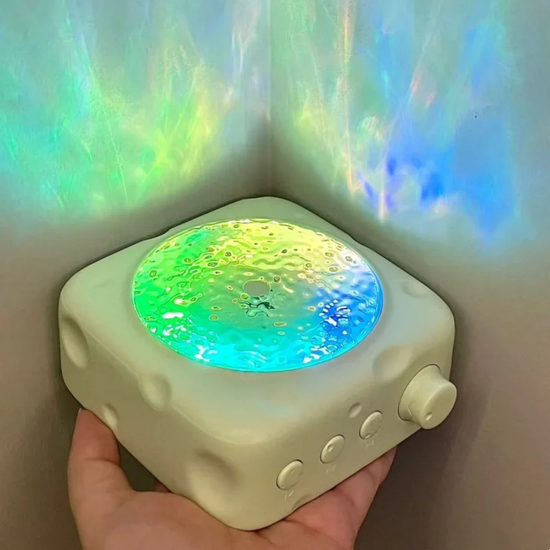 

Портативная Bluetooth-колонка с проекцией волн, RGB-подсветкой, беспроводной MP3-плеер, дизайн в виде милого сыра