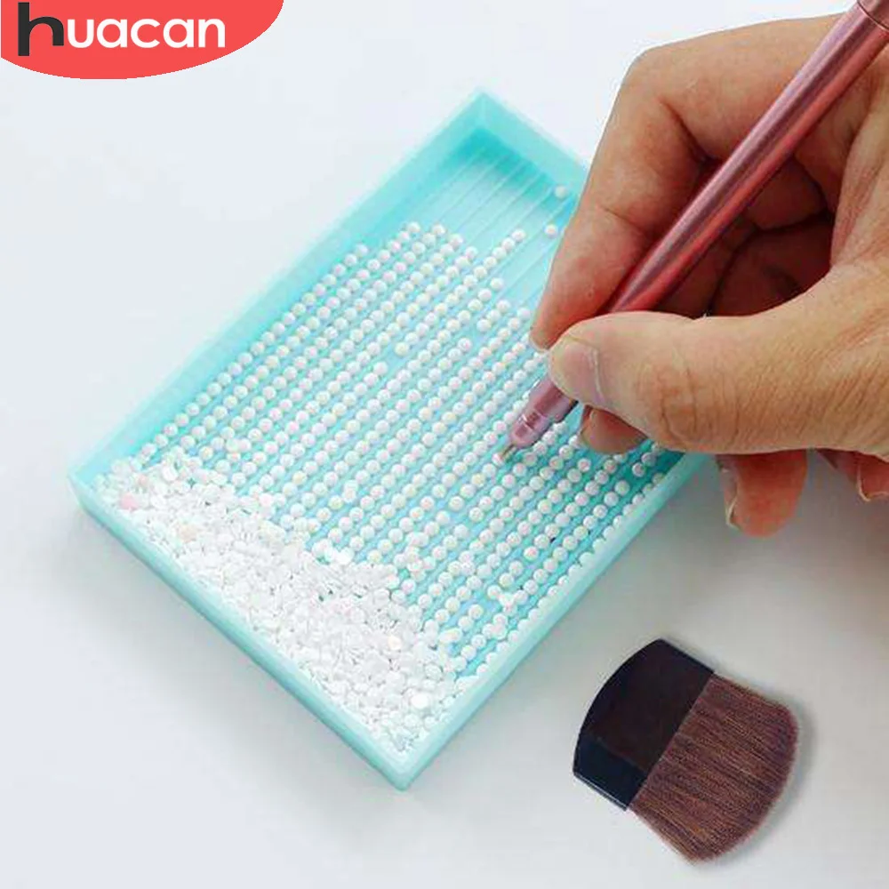 HUACAN 5D Diamond Painting Cleaning Brush Art Craft Sweep Clean Up Tools For DIY Sewing Embroidery Accessories Brush