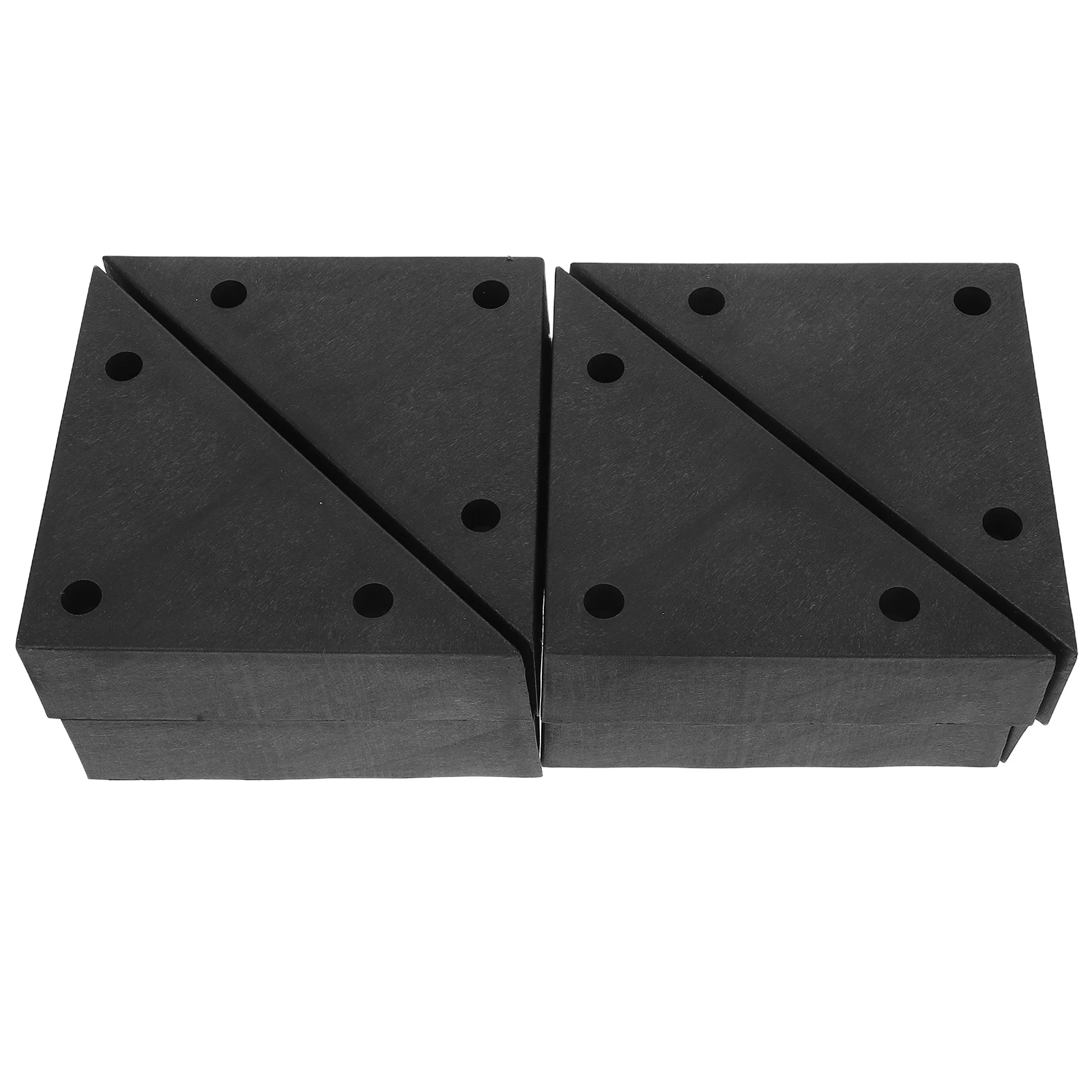 

8 pcs Triangle Nonslip Sofa Couch Hardware Replacement Triangle Feet Bed Sofa Feet Plastic Replacement Chair Supports