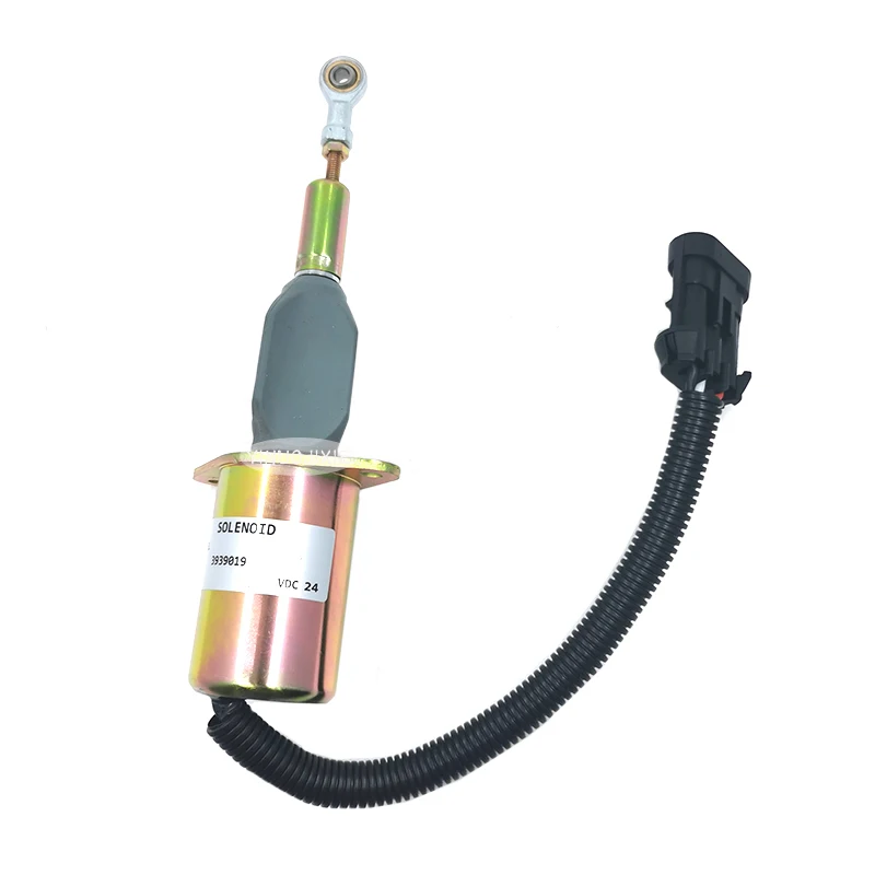 Excavator parts for Hyundai R305 R365 R335-7 for Cummins engine QSC8.3  new  flameout solenoid valve 24V/12V OE: 3939019