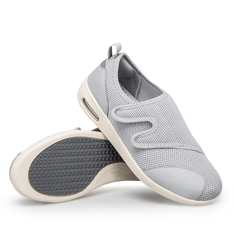 Adjustable Open Shoes Men Women Elderly Swollen Foot Diabetic Shoes Wide Width Hallux Valgus Bunion Orthopedic Thumb Eversion