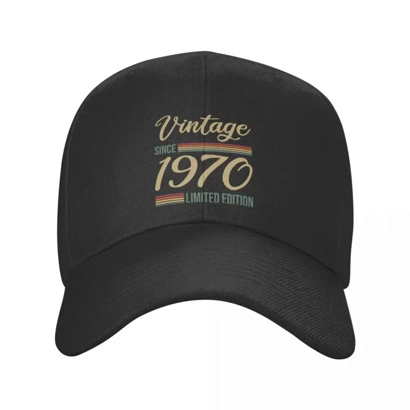 Classic Vintage Since 1970 Limited Edition Baseball Cap Women Men Adjustable Trucker Hat Outdoor