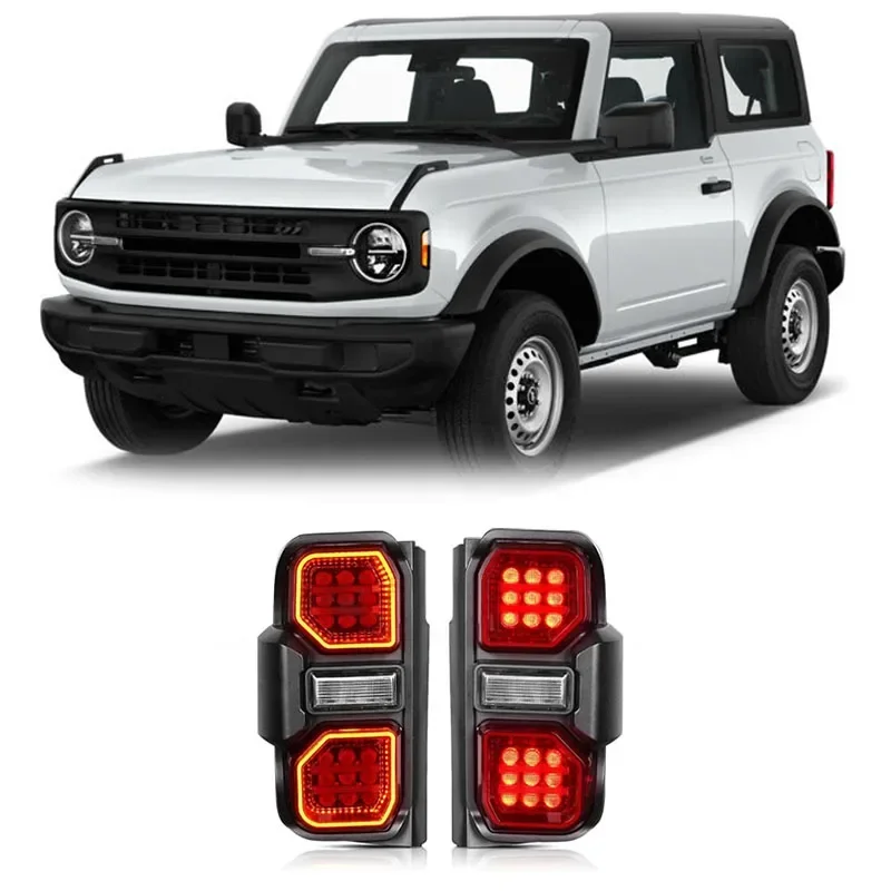 

Spedking Upgrade Led Taillights Assembly With Starting Animation Parking Light 12V For Ford Bronco Tail Light