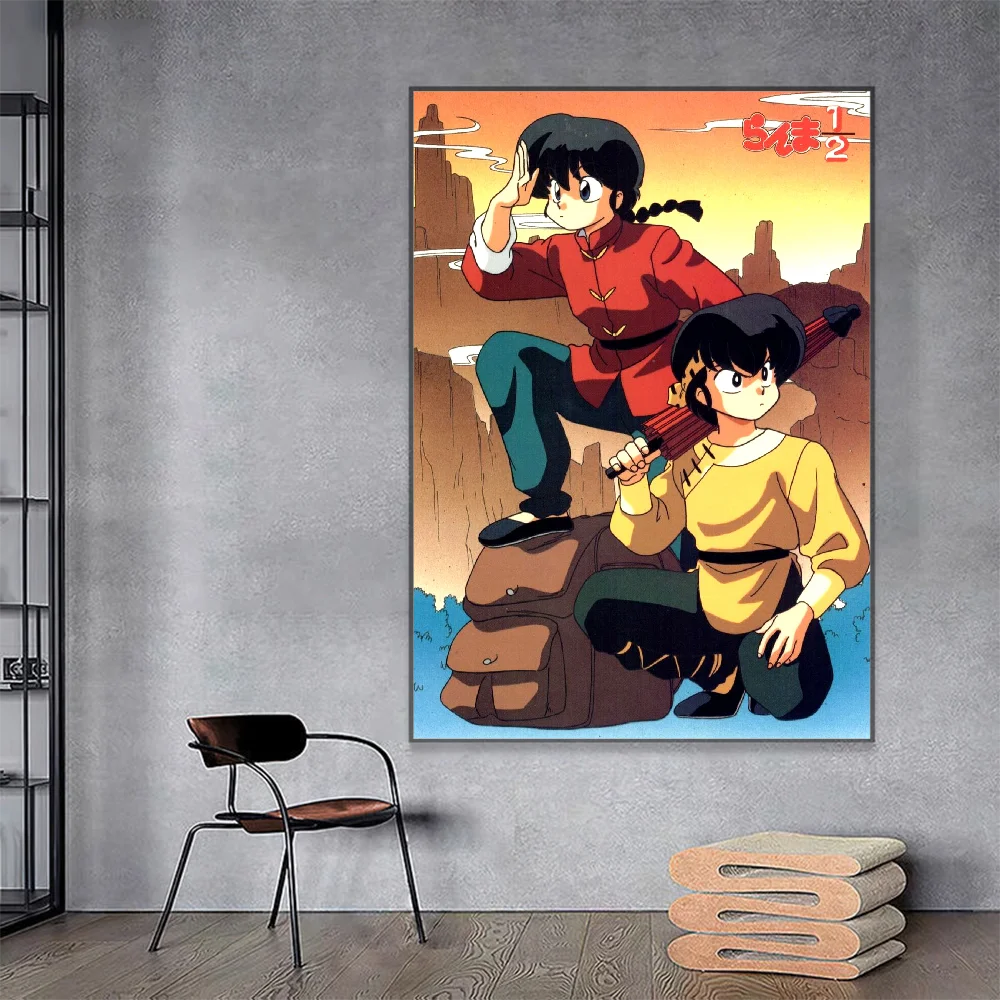 Anime Ranma 2 1 Poster Anime Posters Sticky Vintage Room Home Bar Cafe Decor Kawaii Room Decor