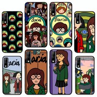 Cartoon D-Daria Cool Phone Case For Huawei Y9 6 7 5 Prime Enjoy 7s 7 8 plus 7a 9e 9plus 8E Lite Psmart Shell