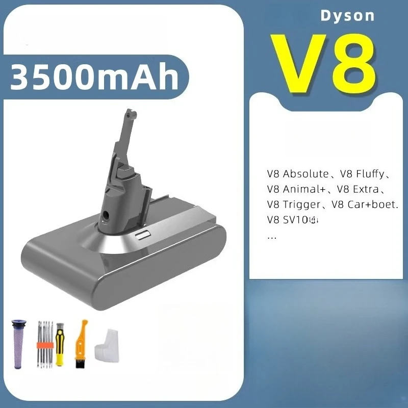 

Аккумулятор для пылесоса Dyson V6 SV03 DC58 Animal DC62 4500 мАч 3000 мАч, сменный литий-ионный аккумулятор для беспроводных моделей
