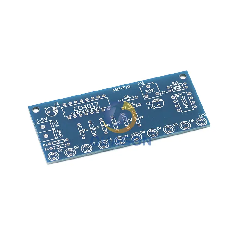 NE555 CD4017 Running LED Flow Light Electronic Production Suite Control Board Module Capacitor Oscillator Clock Siganal DIY Kit