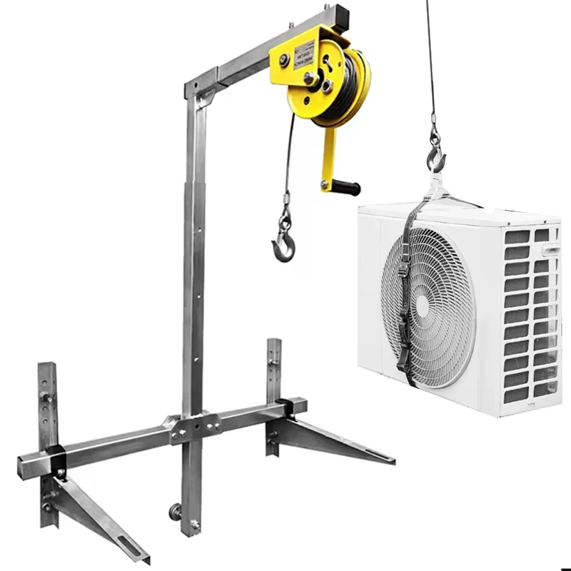 

Кран Подъемный кронштейн для кондиционера Подъемный кран переменного тока Ручной шкив Воздушные инструменты Портативный кронштейн для подъемной машины Внешний