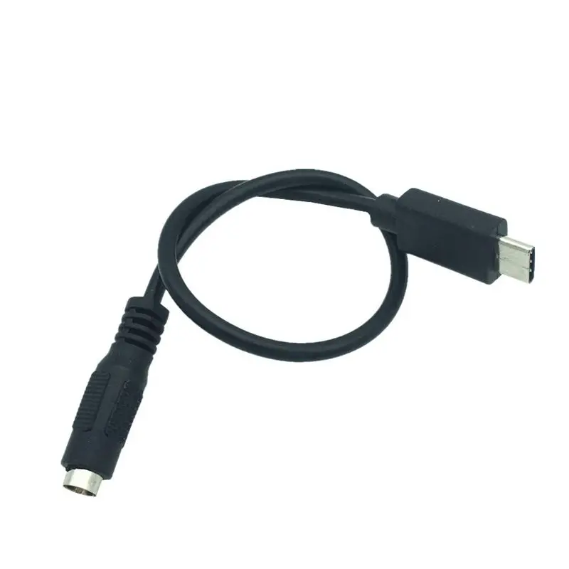 USB 3.1 typu C USB-C do DC 5.5x2.5mm przedłużenie gniazda zasilania kabel do ładowania 0.25m