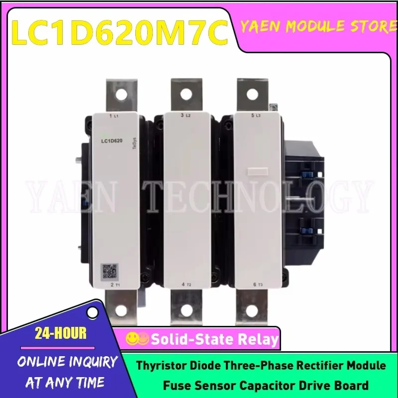 

LC1D620M7C LC1D620Q7C LC1D620F7C LC1D620E7C NEW ORIGINAL Three-phase AC relay IN STOCK