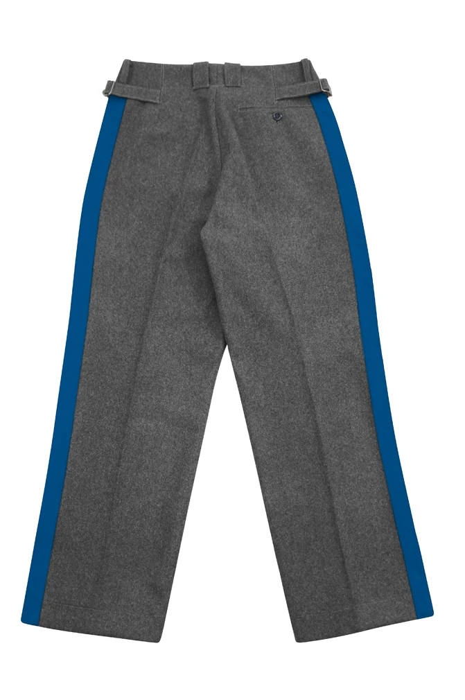 GUWH-012 Pantaloni dritti Kriegsmarine Coastal General in lana grigia pietra