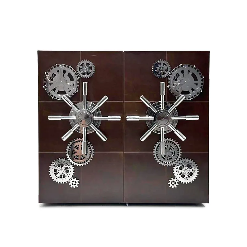 Luxury Stainless Steel Anti-Theft Safe Contemporary Design Dining Room Furniture for Hotel Villa Use 5 Ft+ Capacity