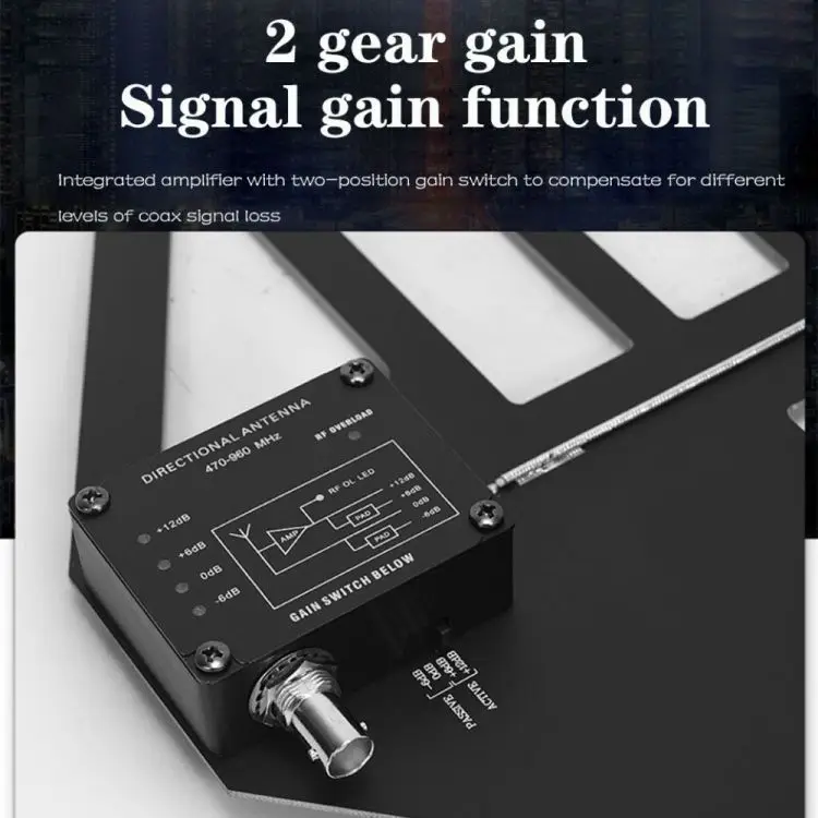 Système de distributeur d'antenne UHF A760-U880 Amplificateur de répartiteur de signal à 5 canaux Amplificateur de signal de microphone sans fil