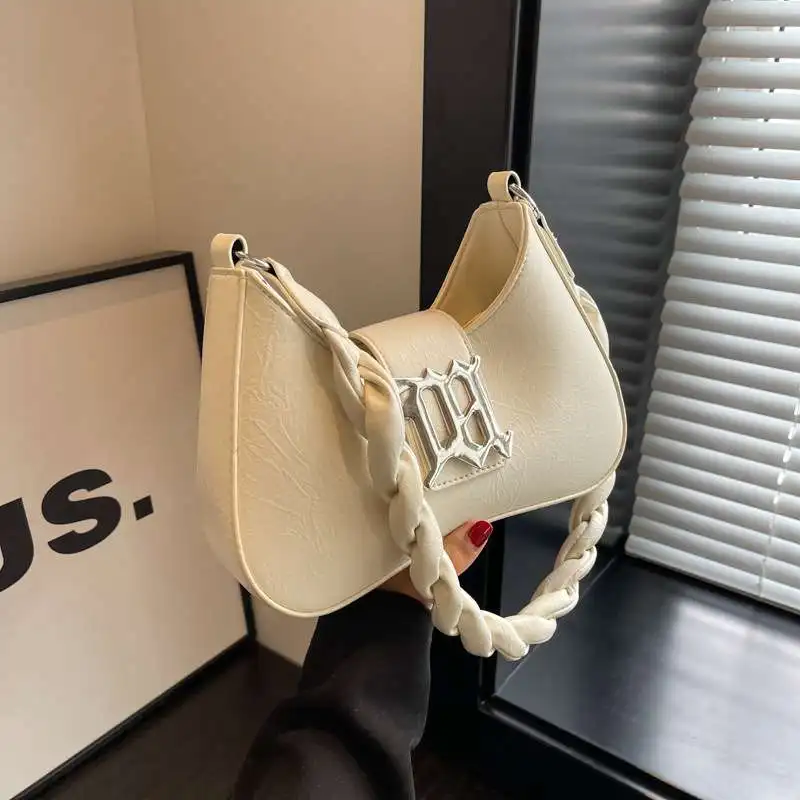 

Faionable Casual Underarm Bag Women's Handbag Chain ular Single oulder Bag Simptic Autumn New Sle Handbag