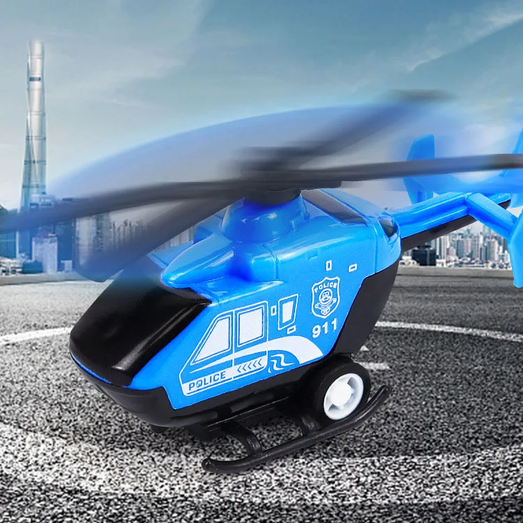 5 stuks kinderen speelgoed vliegtuigen simulatie mini pull back helikopter speelgoed desktop ornamenten creatieve traagheid vliegtuigen jongen geschenken
