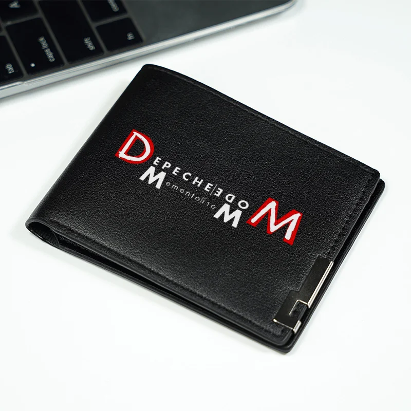 DEPECHE MODE MEMENTOLO M SLIM PU-Geldbörse für Herren, schwarz, elegantes Design, leicht, langlebig, für den täglichen Gebrauch, modischer Business-Stil
