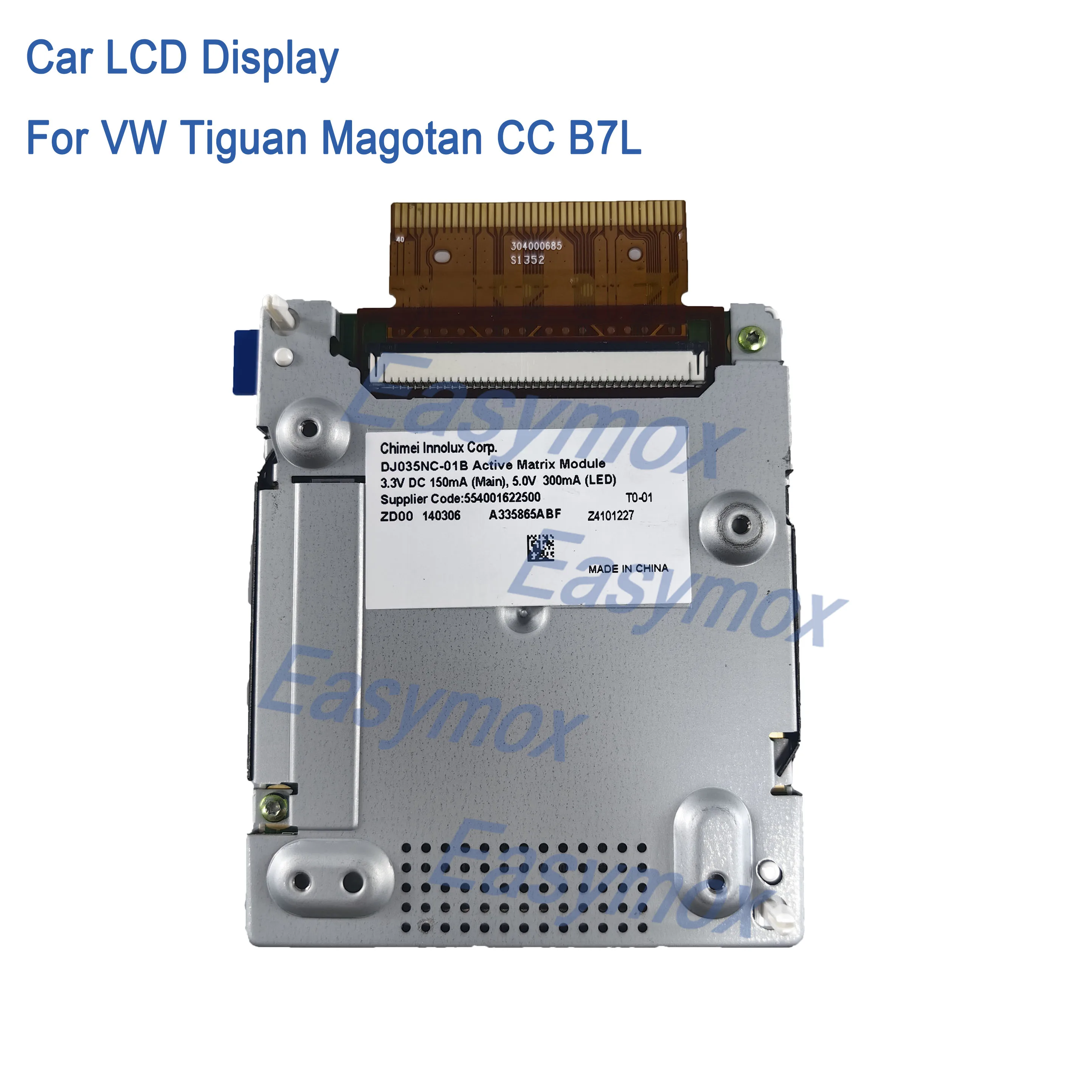 3.5inch LCD Display DJ035NC-01B for VW Tiguan Magotan CC B7L Car Dashboard Instrument Cluster