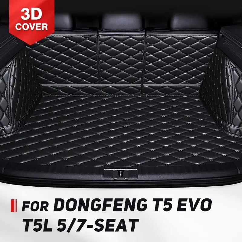 

For Dongfeng T5 EVO T5L 5/7-seat Auto Full Coverage Trunk Mat Car Protective Pad Cargo Liner Interior Accessories