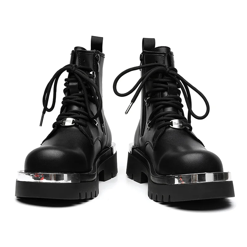 أحذية من الجلد أحذية عمل غير رسمية للرجال فساتين راقية Tenis De Hombre الأخفاف Mokasin Tenis Caballero أحذية رياضية مصممة #2