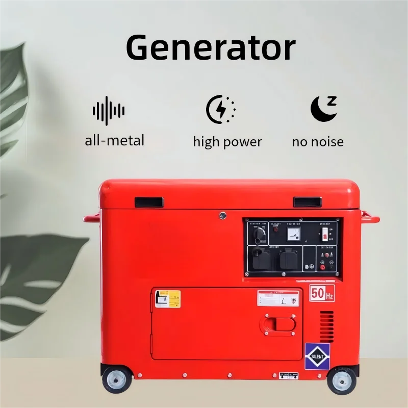 6.5kw Max Output Generator 110V/220v Dual Voltage 60HZ Engine 435cc Single- Cylinder, Vertical, 4-Stroke Air-Cooled