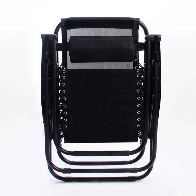 التخييم في الهواء الطلق وكرسي الشاطئ مكتب الغداء كرسي بدون جاذبية قابل للطي لكبار السن لاستخدام الشرفة أو المستودعات #6