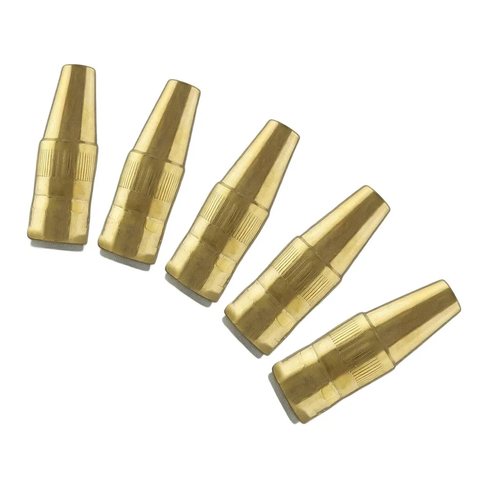 5PK Welding Nozzles NST3818B Compatible with For Bernard 1 and For Centerfire Series for slim 38 Inch 18 Inch Brass