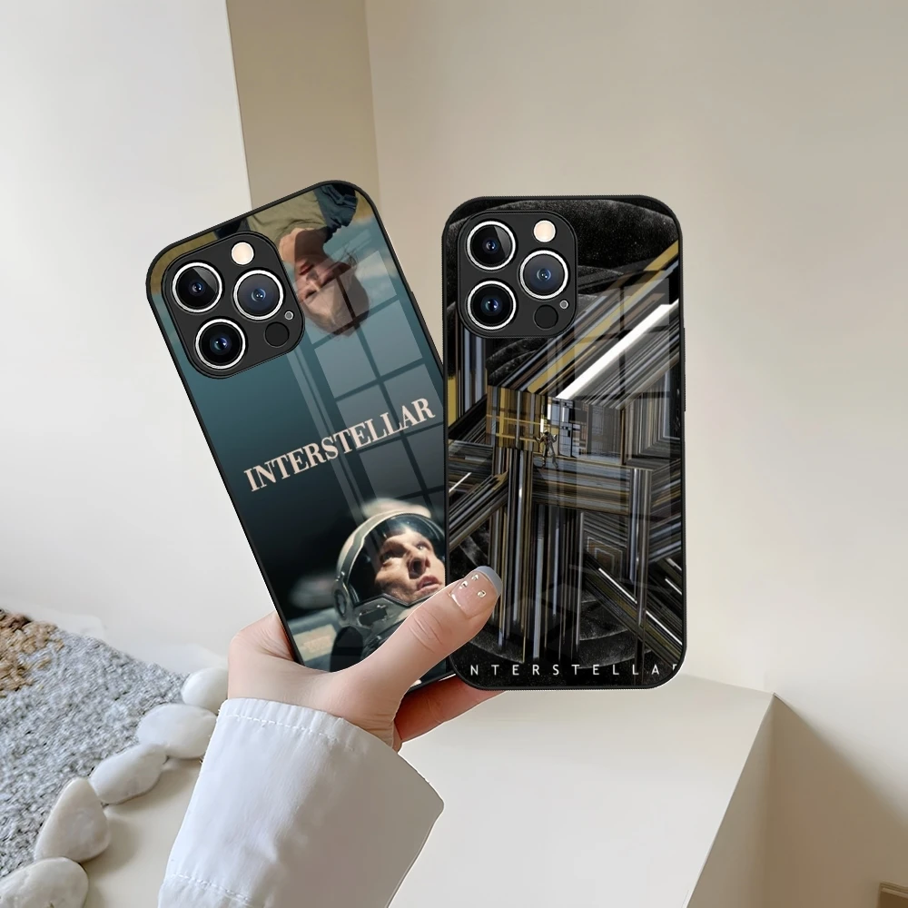 حافظة لهاتف آيفون 13 15 14 16 12 11 Pro XS Max Plus Mini X XR 8 7 6s SE2020 من الزجاج المقسى #1